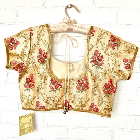 [New] EXQUISITE INDIAN BLOUSE for Saree / Lehengas: - Picture 4 of 4